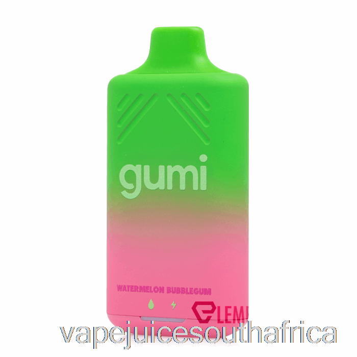 Vape Juice South Africa Gumi Bar 8000 Disposable Watermelon Bubblegum